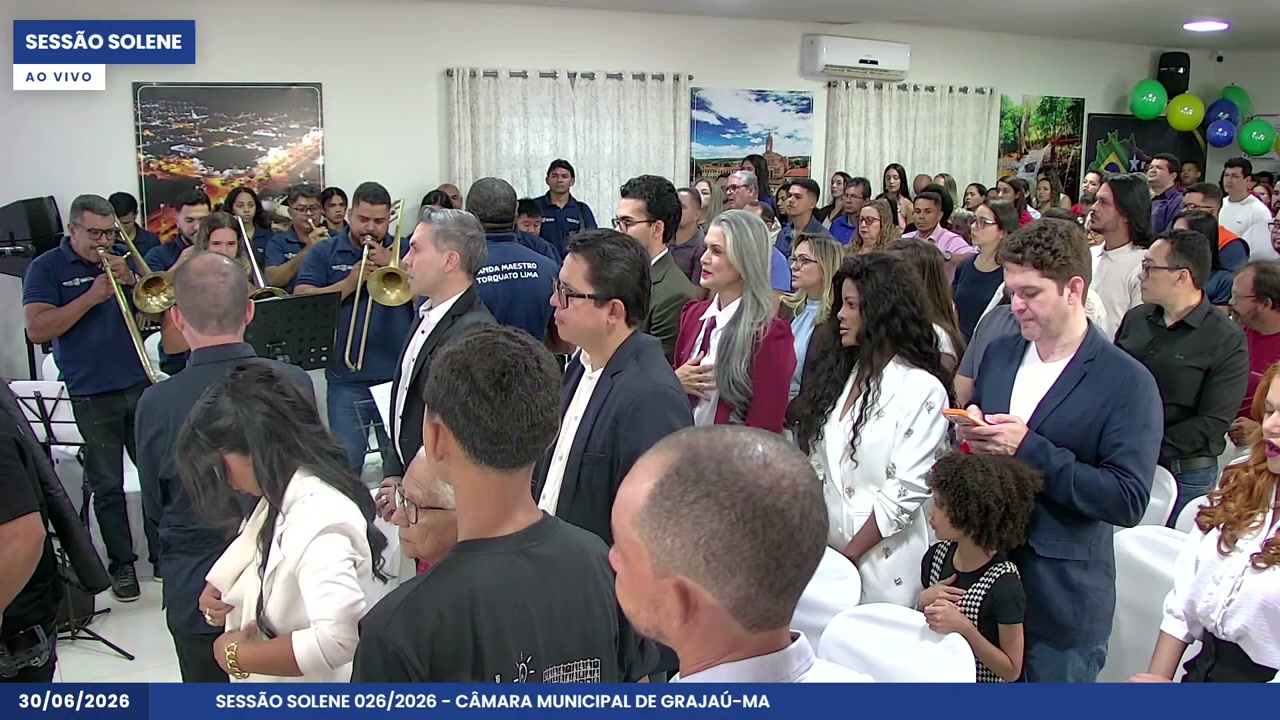 Público presente na Sessão Solene da Câmara de Grajaú