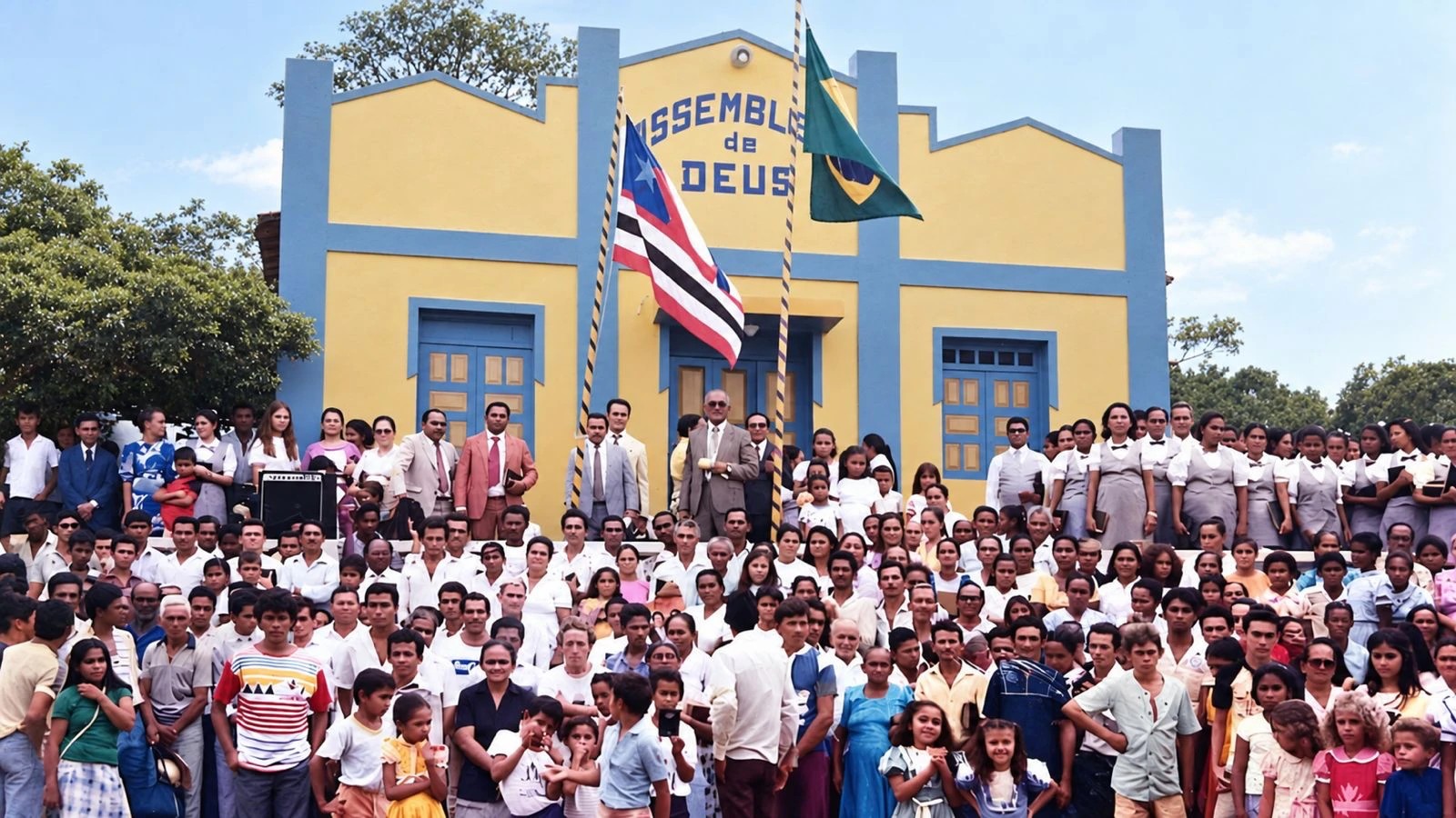 Imagem ilustrativa: a primeira sede da Assembleia de Deus em Grajaú, em outro endereço