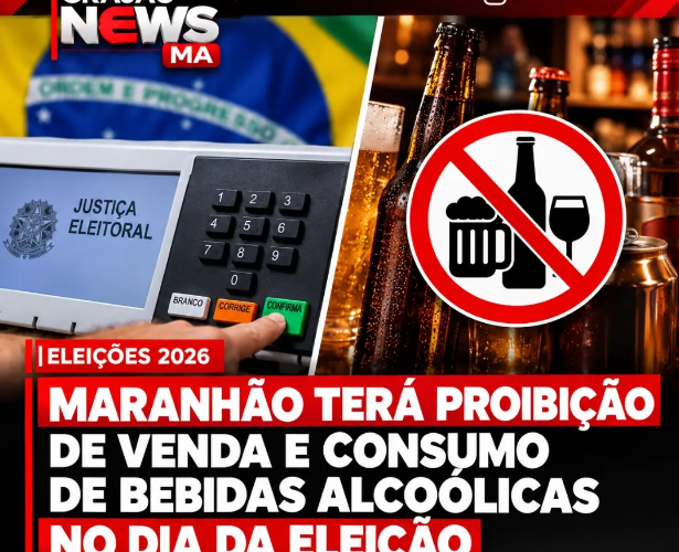 Maranhão terá restrição a bebidas alcoólicas das 0h às 22h no domingo de eleição